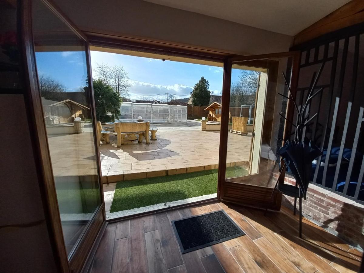 L'Annexe- Guest House Avec Piscine Studio Avec Coin Chambre Rosny-sur-Seine Dış mekan fotoğraf