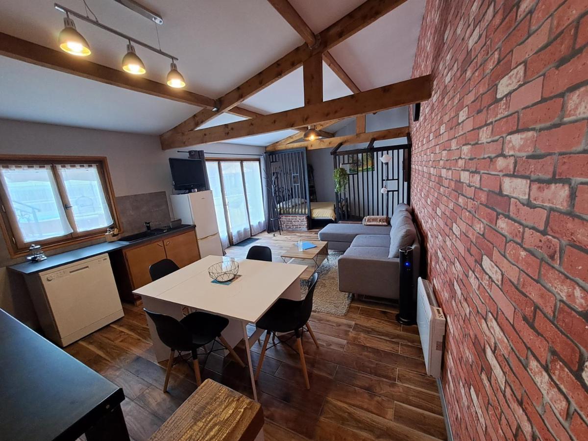 L'Annexe- Guest House Avec Piscine Studio Avec Coin Chambre Rosny-sur-Seine Dış mekan fotoğraf